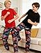 TUONROAD Boys 3 Pack Pajama Pants Size 10 Kids Fashion Pattern Sleepwear with Elastic Waist Comfy Warm Lounging Bottoms
