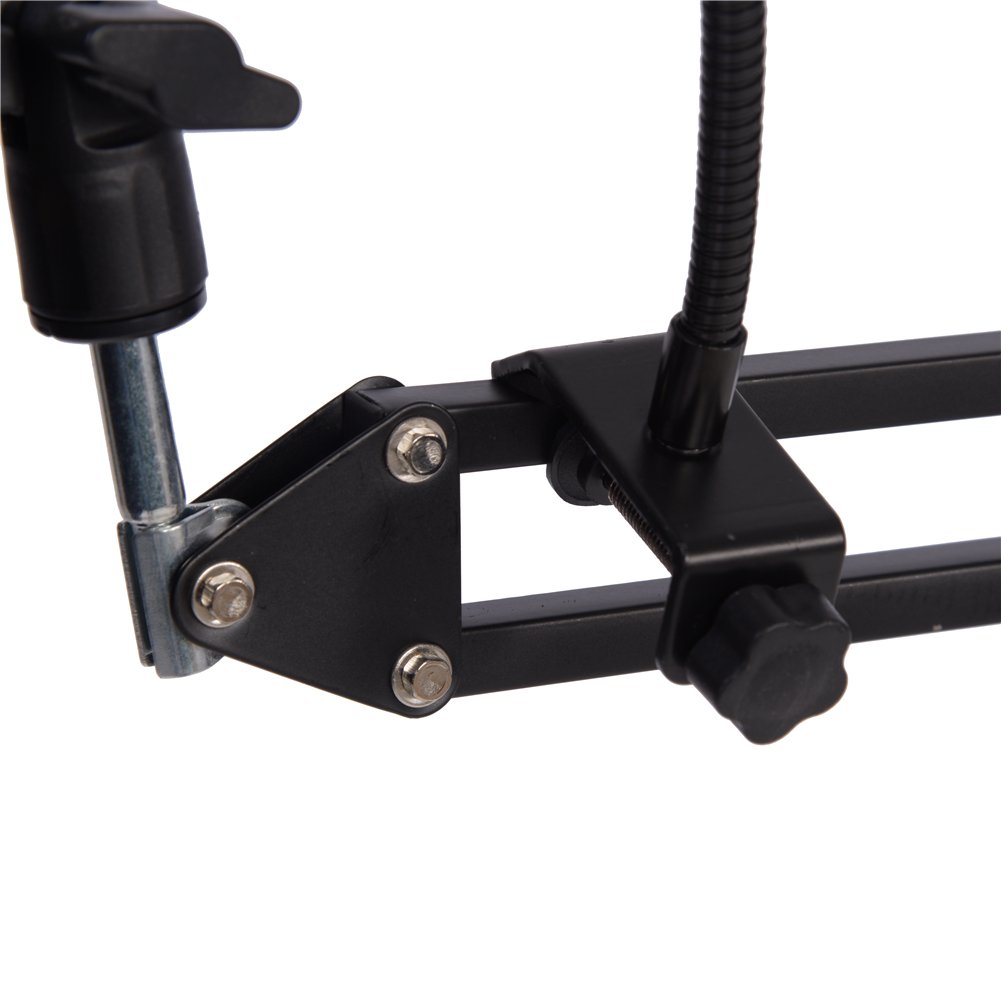 GOTOTOP Microfono a Condensatore BM800 con Supporto a Braccio, Filtro Pop, Copertura in Schiuma, Kit per Registrazione Studio