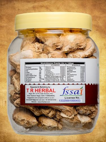 Image of TRH Whole Sonth | Ginger Pure | Dry Adrak | Dry Ginger | Sabut Saunth | Dried Adrakh | Sukha Adrak | Sunth Whole (100 gm (Premium))