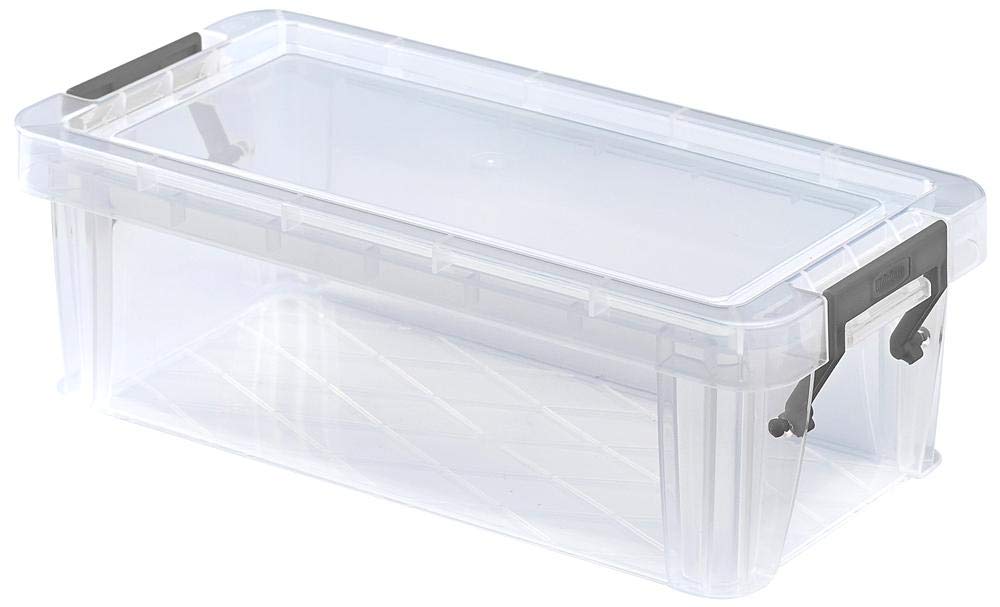 1.3L Allstore Storage Box, Box Colour Transparent, Box Material PP (Polypropylene), Box Type General Purpose Storage, External Depth - Imperial 9.05", External Depth - Metric 230mm, External Height -
