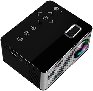 UKCOCO LED Projector Mini Projector Cinema Projector Mini Theater Projector Miniature Projector 1080p Black Projector Ust Projector