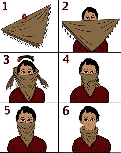 Cotton Shemagh Tactical Military Scarf Palestine Scarf for Men & Women3