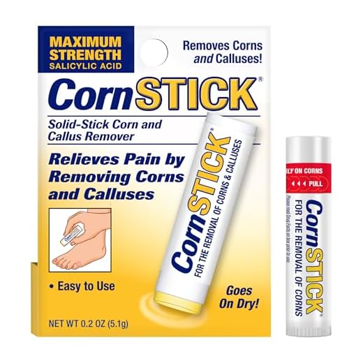CornStick Maximum Strength Salicylic Acid Solid-Stick Corn and Callus Remover 0.2 Oz