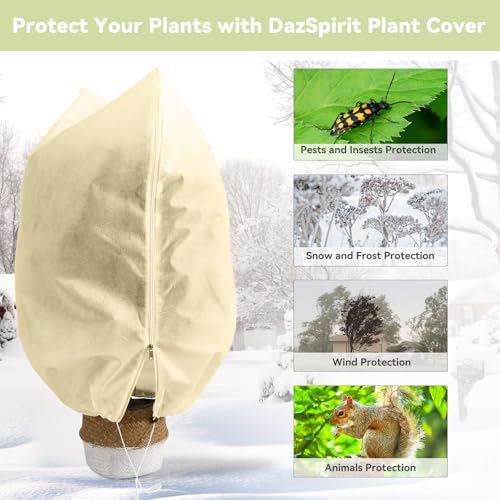 DazSpirit 2 Packs Plant Fleece Frost Protection - Image 4