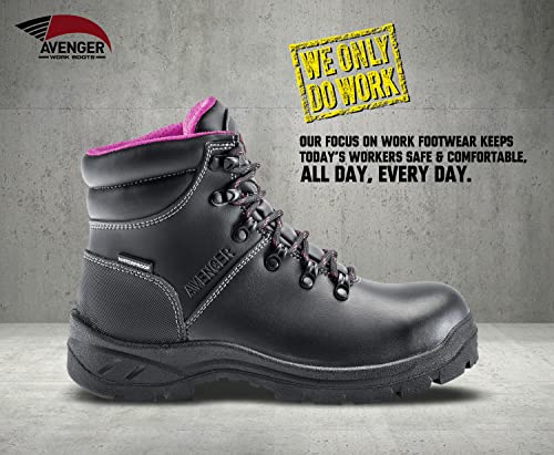 Avenger Work Boots Women's Medium Construction Boot4