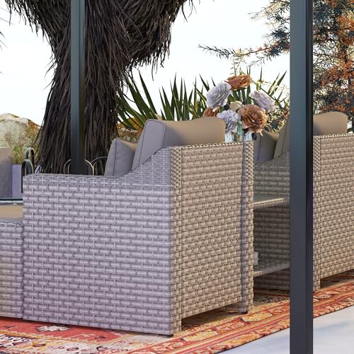 Outsunny US860-126V03GY0131 5 Piece Patio Furniture Set thumb #8