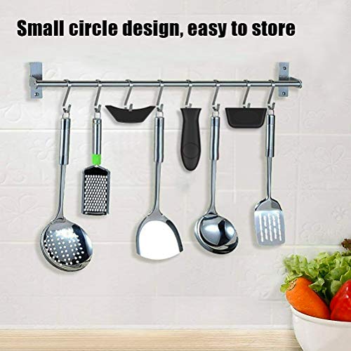 Emoly Silicone Hot Handle Holder, 3 Pack Pot Holders Cover Rubber Hot Resistant Non Slip Pot Holder Sleeves For Cast Iron Skillets Metal Frying Pans Aluminum Cookware Handles (Black) #TOP5