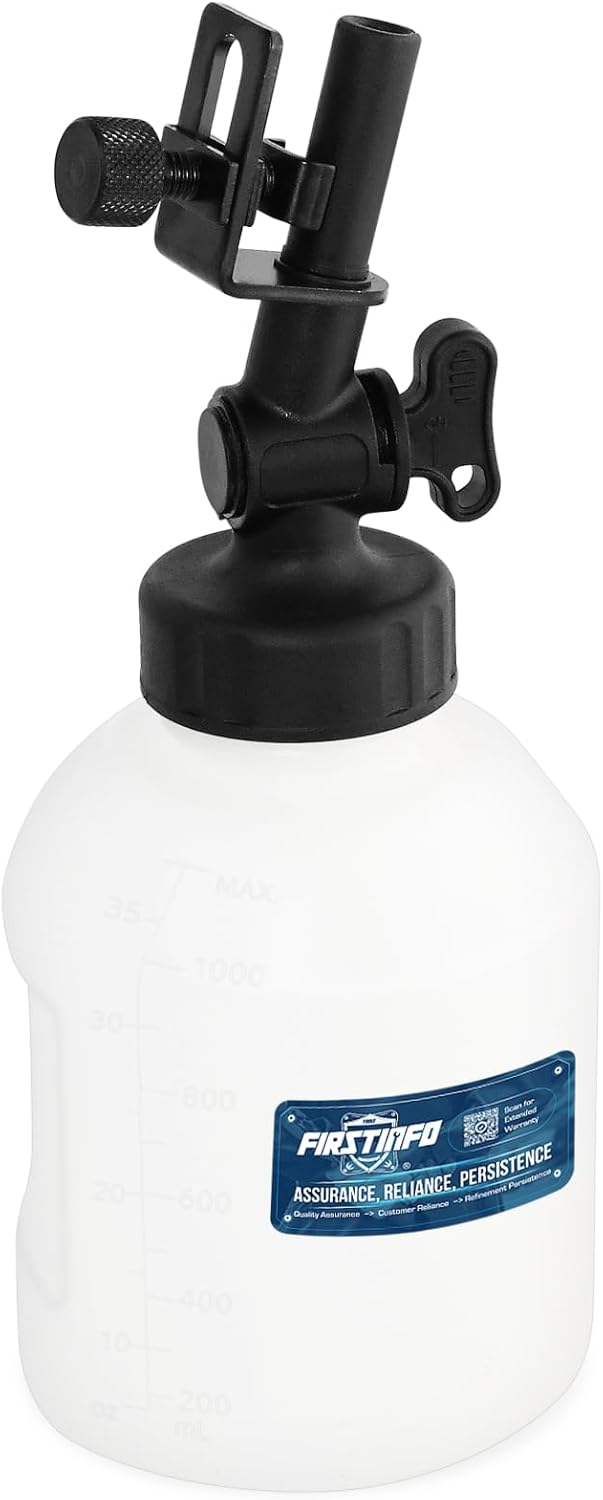 FIRSTINFO A1155 Patented 1 Liter Brake Service/Universal Automatic Brake Fluid Dispensing Refilling Bottle Bleeder Bottle