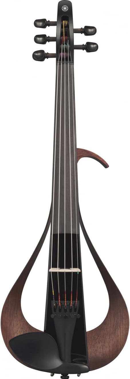 YEV105BL Electric Violin, Black, 5 String