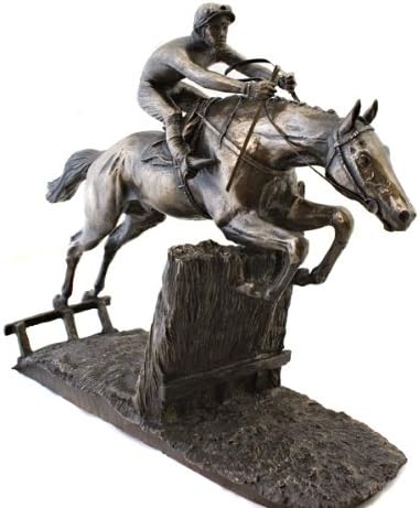 Bronze Race Horse Sculpture At Full Stretch D Geenty