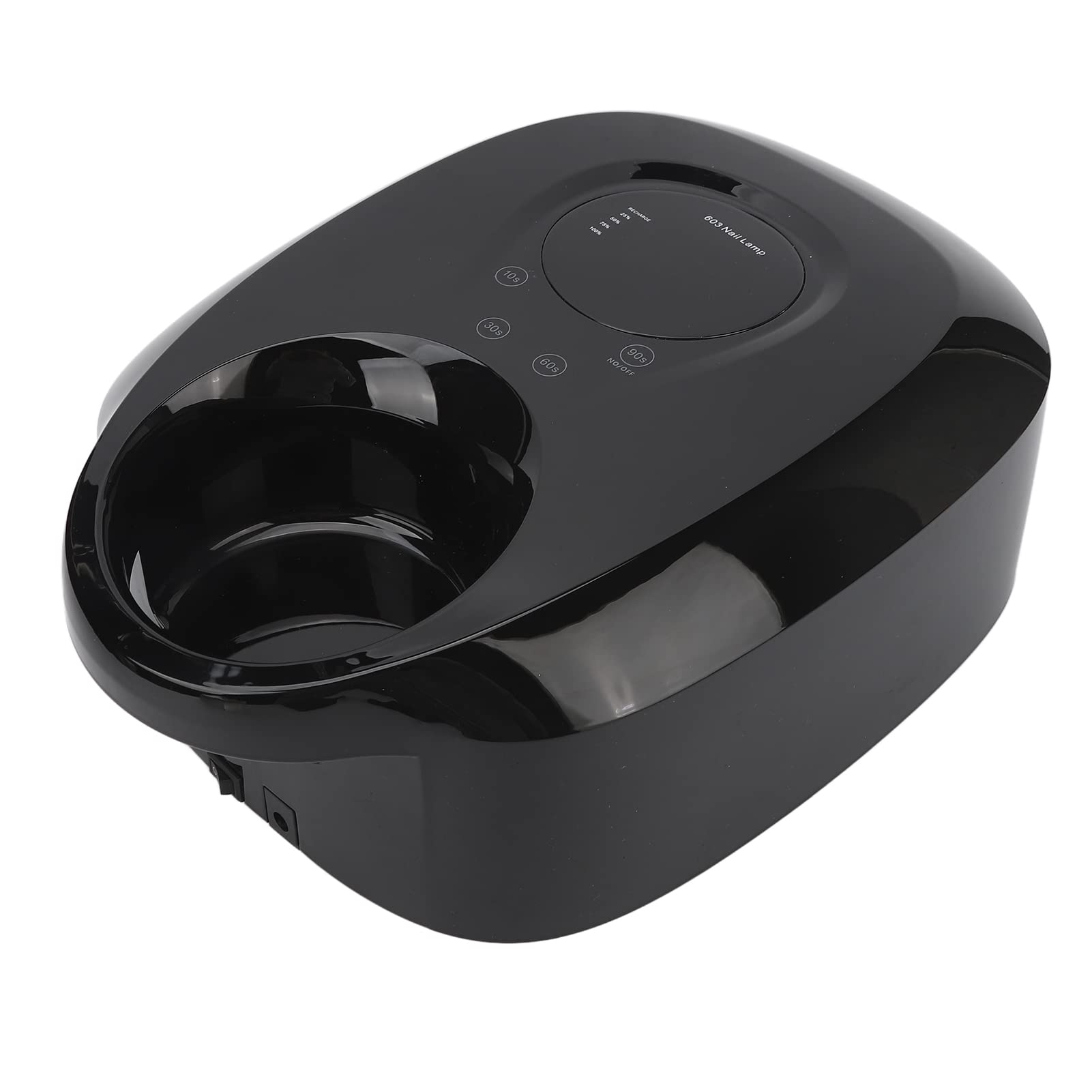 UV Gel Nail Lamp, 102W Rechargeable Nail Art Lamp for Salon (US Plug)