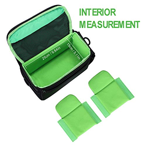 Estarer Camera Shoulder Bag Case, DSLR Camera Bag Water-Resistant for Nikon, Canon, Sony, Fuji Instax, Mirrorless Cameras and Lenses