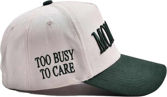 Image of Mommin' Vintage Trucker Hat Embroidered Baseball Cap for Women Great Gift for Mom & Women