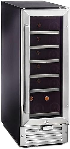 Whynter BWR-18SD - Refrigerador de vino integrado con 18 botellas, multicolor Varios colores,Acero inoxidable