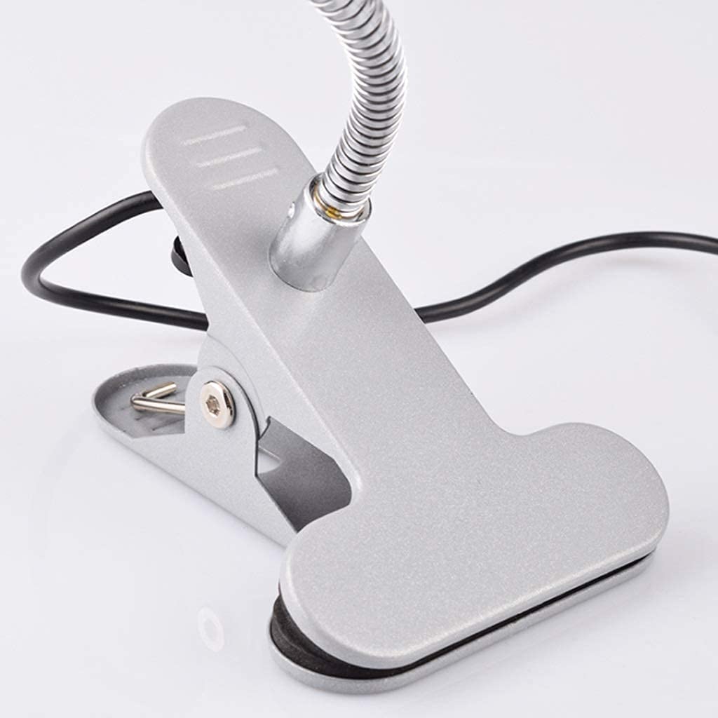 Lámpara Escritorio Luces De Lectura 360 ° Flexible Cuello Cisne Led Abrazadera Libro Luz Alimentada por USB Protección Ocular Lámpara Escritorio para Libros En Casa Protección Ocular