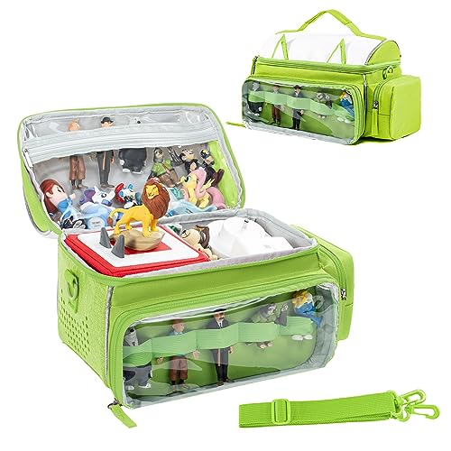 SFYBYHEART Carrying Case Compatible with Toniebox Starter Set, Tonis Figures, Tonis Characters, Cute Tony Case, Tonis Storage and Organizer with Shoulder Strap by SFYBYHEART - Used condition - US$12.81