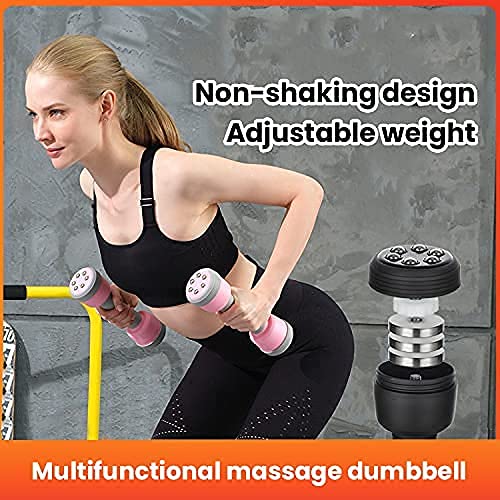 Pihura 5-in-1 Dumbbell Set with Non-Slip Neoprene Handles | Dumbbells Set for Home Workouts | Fashion Style Adjustable Fitness Accessory for Exercise 3