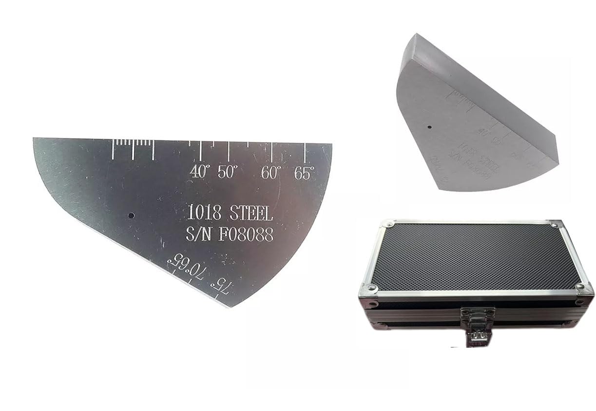 Test Block Ultrasonic Flaw Detector 1018 Steel for Ultrasonic Flaw Detection According to BS2704 and ISO 7963 with Hole Diam 5mm Thickness 25mm