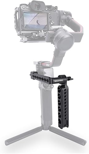 NICEYRIG RS3 Mini mango ajustable para DJI RS 3 MiniRS 3 RS 3 Pro RS 2 RSC 2, soporte de disparo estabilizador de cámara con abrazadera de