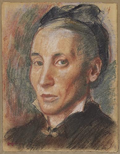 Image sur toile portrait de femme Edgar Degas pour décoration murale salon