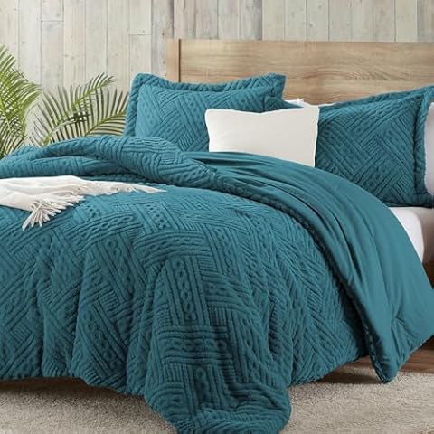 Homelike Moment Fleece Comforter Set Cover