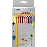 Lieferumfang: 24 LAMY plus Farbstifte 530 mit Ø 4 mm Mine + Faltschachtel