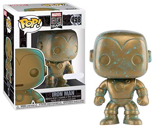Funko POP! Marvel 80th Anniversary - Iron Man [Patina] # 498 - Target Exclusive