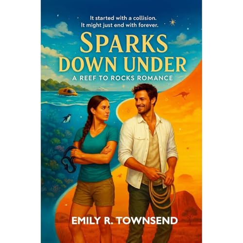 SPARKS DOWN UNDER: A REEF TO ROCKS ROMANCE Audiobook By EMILY R. TOWNSEND cover art
