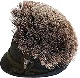 Gamsbart extra groß mit Hülse echt versilbert ohne Trachten-Hut Gemse Jagd Gams Gämse Hutschmuck Trophäe für Jäger-Trachtenhut Hutanstecker Jagen echtes Tierhaar Handarbeit Made in Germany