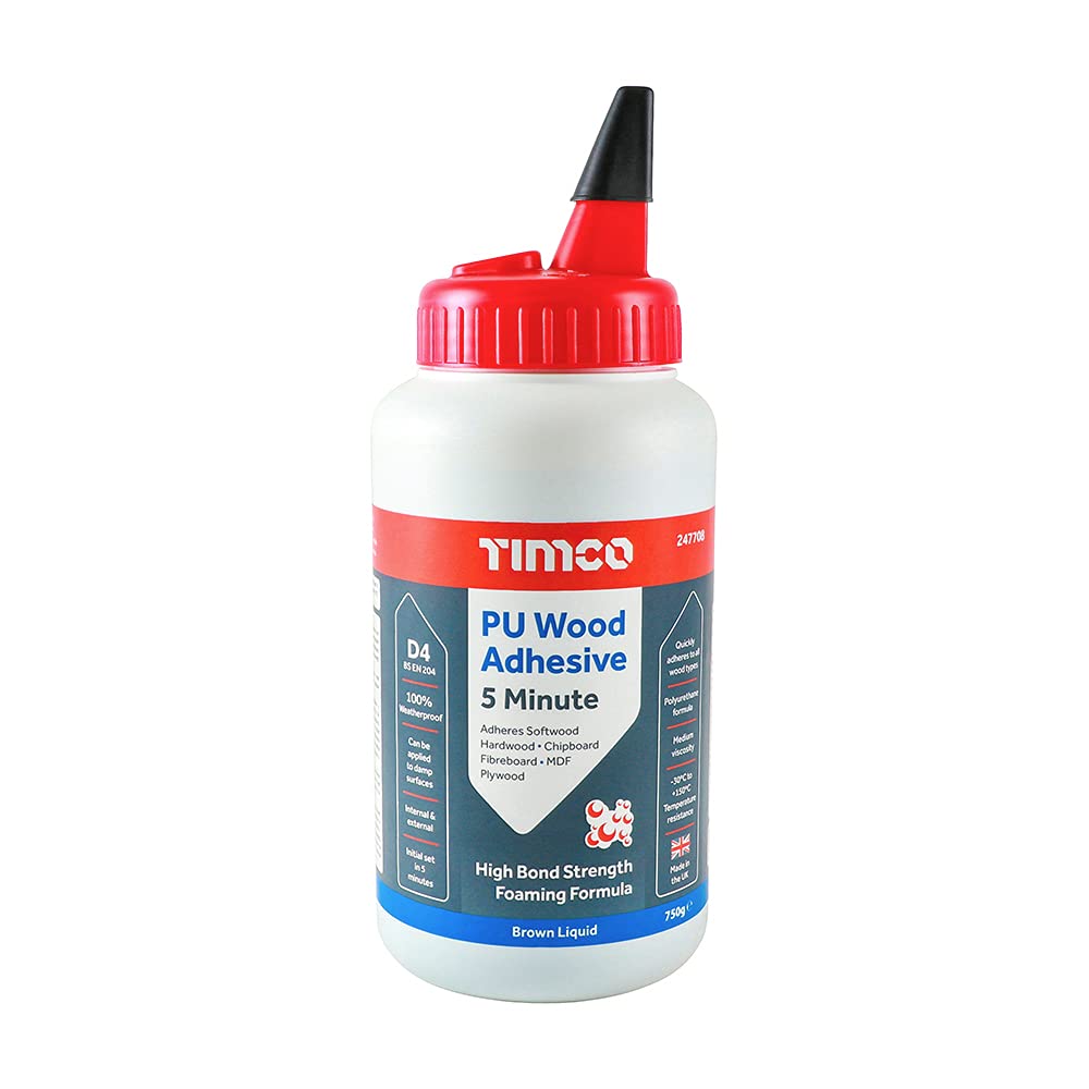 Timco Multifix 6 In 1 Polyurethane Wood Adhesive 750G 5056110800578