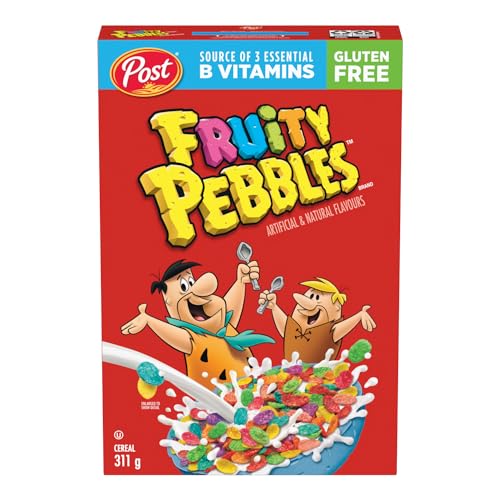 Post Fruity Pebbles Cereal, Retail Size, 311 g