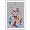 SmallJun Dream Catcher DIY handgemaakt handwerk getelde kruissteek borduurset kit 14 Ct kruissteek