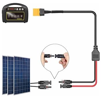 Amazon.co.jp: YCIND MC4 XT60ポート コネクタ ソーラー充電