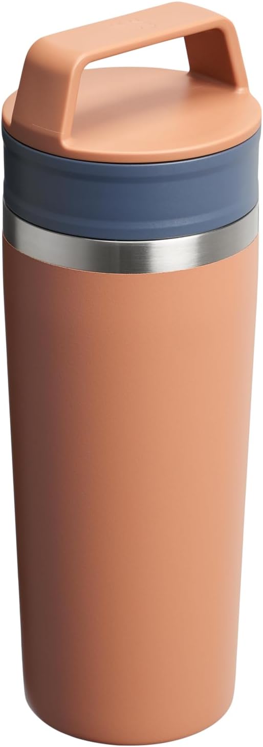 STANLEY Cafe To Go Travel Mug 16 oz | Leakproof Two-Part Drink Through Lid | Tumbler Cup for Coffee, Tea and Drinks | Insulated Stainless Steel Coffee Mug | BPA-Free | Toast - Image 3