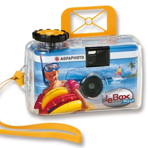 wasserdichte Einwegkamera AgfaPhoto LeBox Ocean - ohne Blitz
