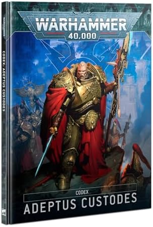 Warhammer Games Workshop 40,000 - CODEX: Adeptus Custodes (2024-10th Edition)