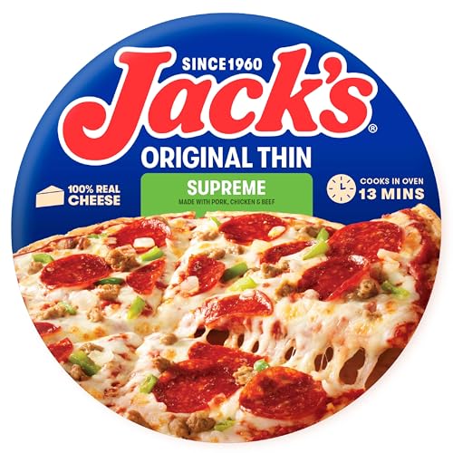 Jack's Original Thin Crust Supreme Frozen Pizza, 15.8 oz