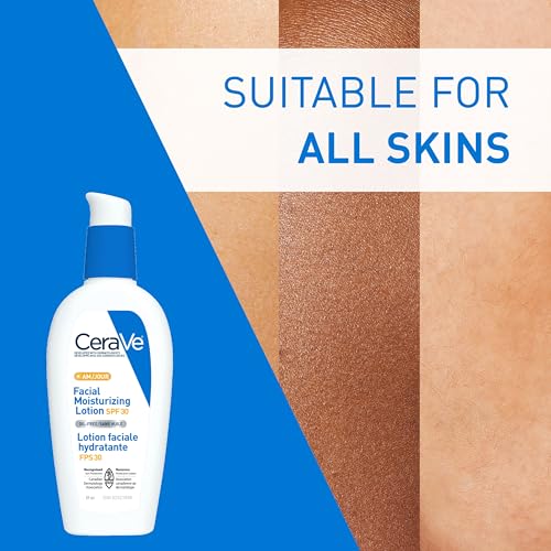 CeraVe Facial Moisturizer with SPF 30. Face Sunscreen Lotion with Hyaluronic Acid, Niacinamide & Ceramides for Women & Men. Oil-free, normal to dry skin. Verified Extended Use Date, Travel Size 89ML - Image 6
