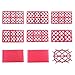 9 Pezzi Goffratura Tappetino Effetto Cake Pizzo Goffratura Stampo Torta in Plastica Stampo Goffratura Fai-Da-Te Stencil per Pasta di Zucchero Tappetini Rilievo Cottura Al Forno Stampo (Rosa)