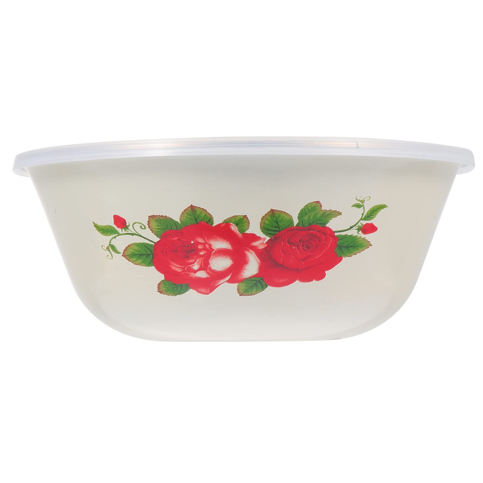 Cuenco para Mezclar Cuenco para Mezclar Esmaltado Platos para Servir Cuencos para Servir con Tapa Cuencos para Mezclar Apilables Ensaladera De Metal Cuencos para Mezclar
