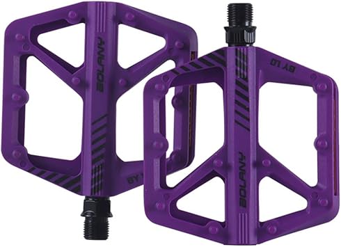 Nylon Pedal DU Sealed Bearing Cycling Bearing Pedals with Reflector Safety Warning Pedals MTB Bike Accessories