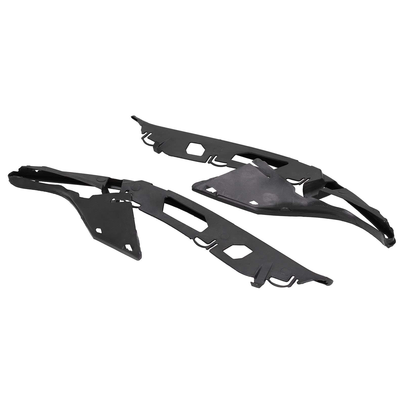 2 Stück Auto Front Scheinwerfer Dichtungen Paar Satz Links Und Rechts Scheinwerfer Dichtleisten Dichtung 63126934511 Kompatibel mit 525i 528i 530i 545i 550i E60,Schwarz