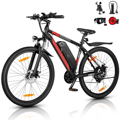 AOIHO Bicicleta Electrica, 27.5' Bicicleta Electrica Montaña con Extraíbles Bateria 48V 13Ah Motor de 250W, Alcance de 55-100KM, EBike 21 Velocidad con App Pantalla LCD Bicicleta Eléctrica Adultos