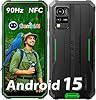 Blackview BV4800 SE Rugged Phone, 2025 Android 15 Phone, 12GB RAM+64GB ROM/2TB Rugged Smartphone, 6.56'' 90Hz Display, 16MP AI Camera, IP68/69K Waterproof, 5100mAh, NFC, Face ID