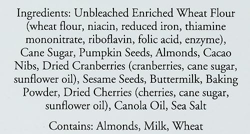 Rustic Bakery, Crisps Tart Cherry Cacao Nib Almond, 5 Ounce - image 4