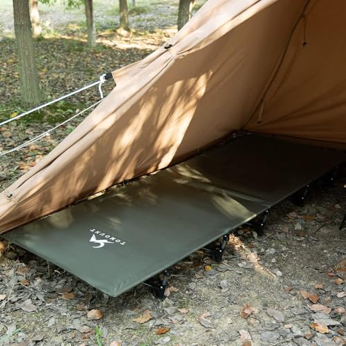 TOMOUNT Folding Camping Cot Lightweight Sleeping Cot for Adults Portable Foldable Camping Bed Support Up to 330lbs, Camping Gear for Outdoor Camping, Hiking, Backpacking, Ice Fishing by TOMOUNT - Image 7