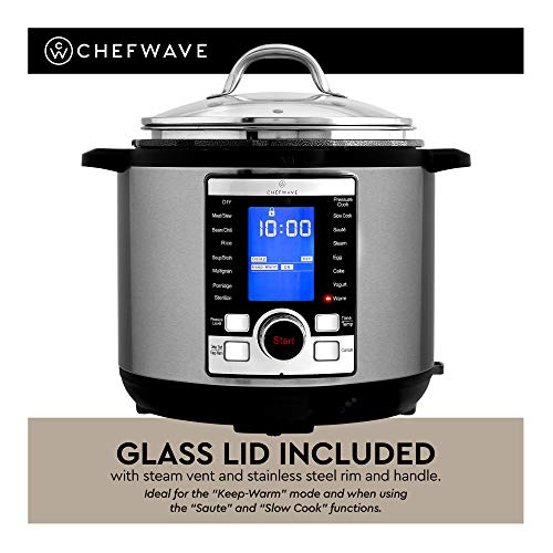 ChefWave Swift Pot 10-in-1 Programmable Multi Cooker with Accessories - Thumbnail 5