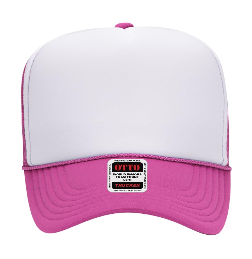 Image of Otto Cap 5-Panel High Crown Mesh Back Trucker Hat