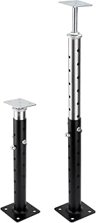 2 Pack House Floor Jack, 18"-33" Adjustable Height, 10000 lbs Max Load Capacity, Galvanized Steel Telescoping Jack Post for Basement, Sagging Floor Leveling & Temporary Support