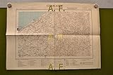 heereskarte 1944  Mazagan, Marokko, Deutsche Heereskarte Bl. XIX, Sonderausgabe VI., 1 : 200.000 (ca. 63 x 45 cm)